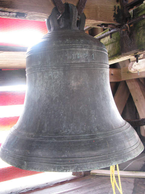 The bell which is still in St. Pauls church in Trinity, Newfoundland, Canada.  This bell was donated to the church by Robert Slade, the date 1824 is printed on it. 